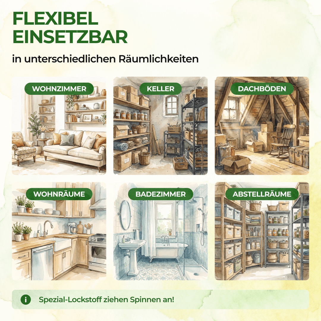 green-guardia-mehrweg-fallen-spinnen-falle-3x-mit-lockstoff image 3