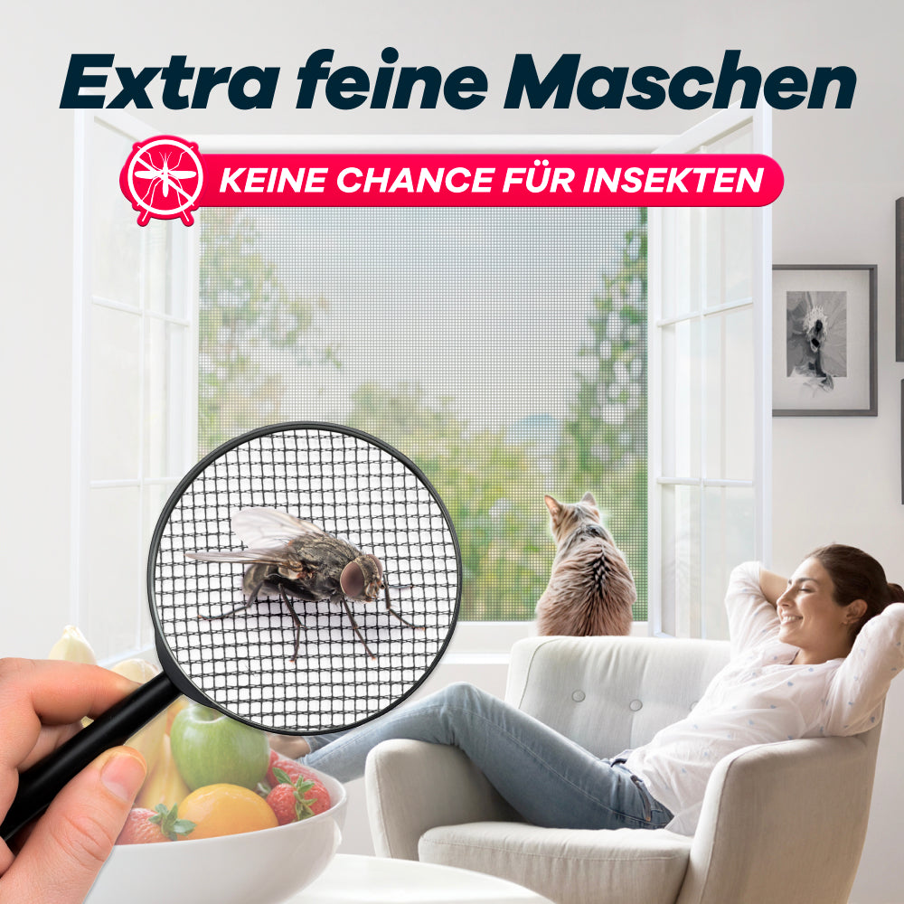 gerobug-fliegen-fliegengitter-fenster-130x150cm-schwarz-1er image 4