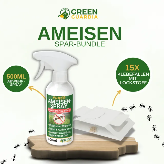green-guardia-mehrweg-fallen-ameisen-bundle-soforthilfe-spray-fallen image 1