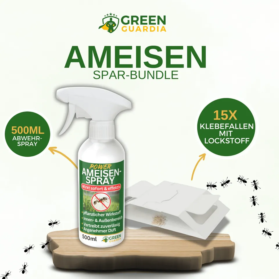 green-guardia-mehrweg-fallen-ameisen-bundle-soforthilfe-spray-fallen image 1