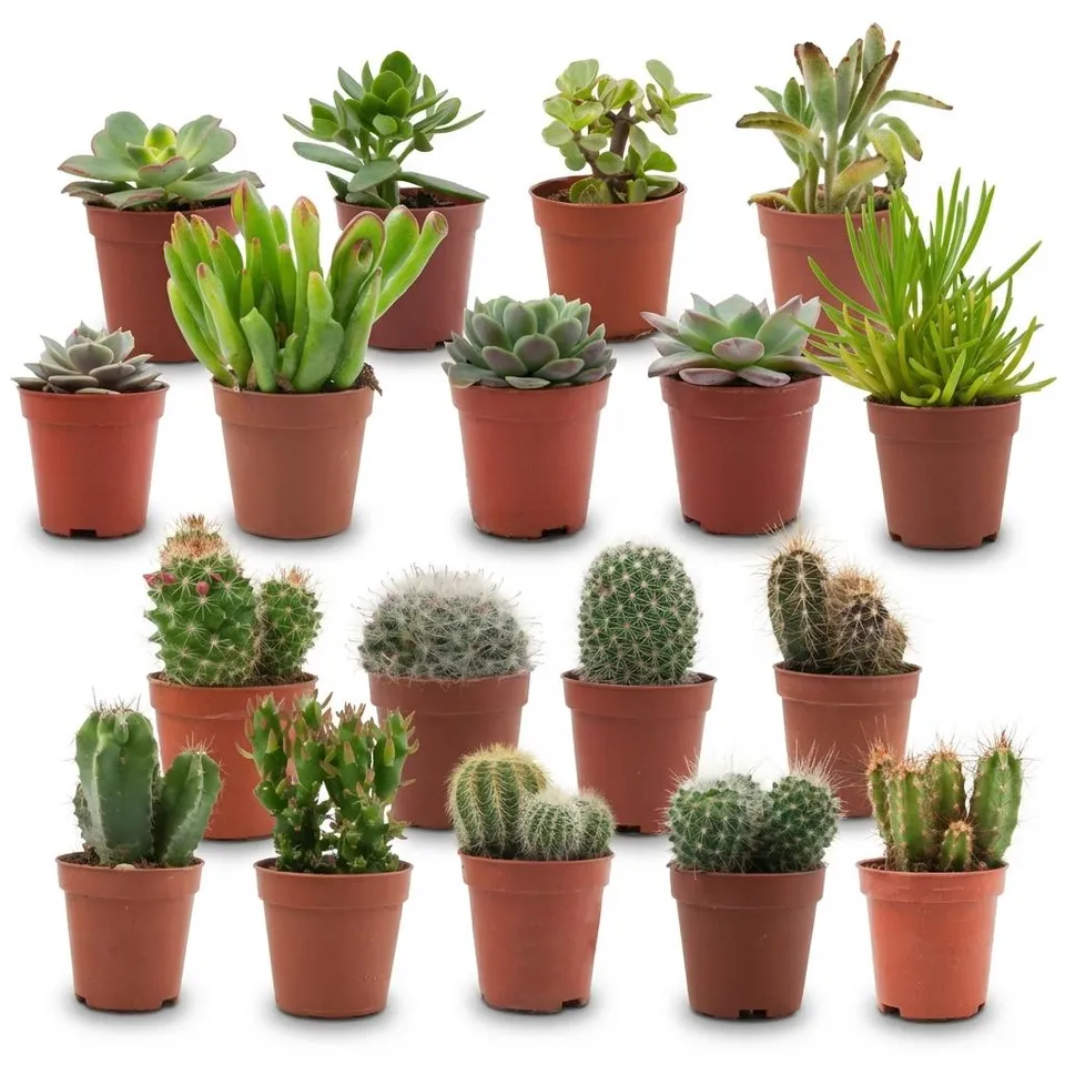 green-guardia-mini-kakteen-sukkulenten-mix-6-pflanzen-5-5-cm image 1