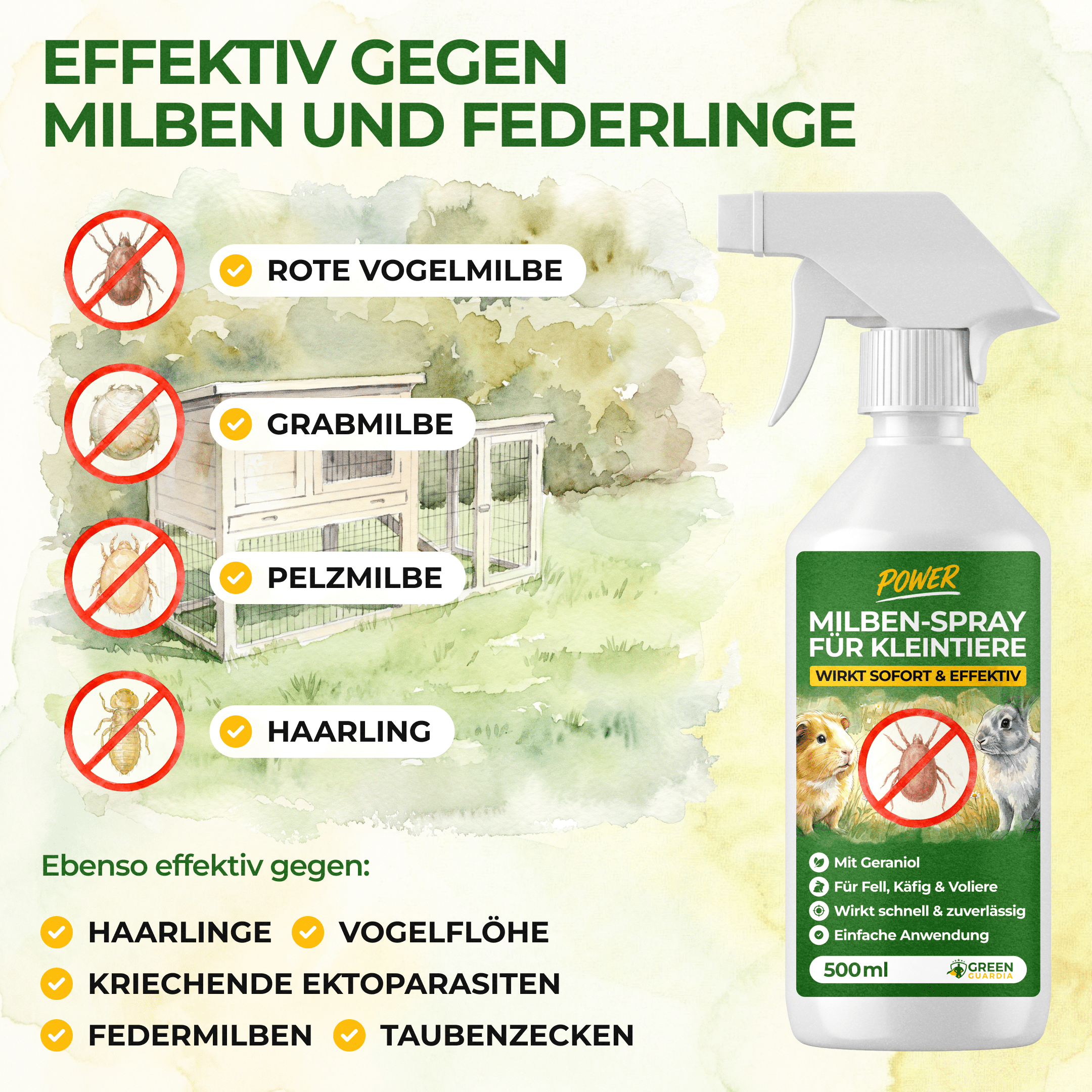 green-guardia-milben-abwehrspray-kleintiere-500-ml-geraniol-gebrauchsfertig image 2
