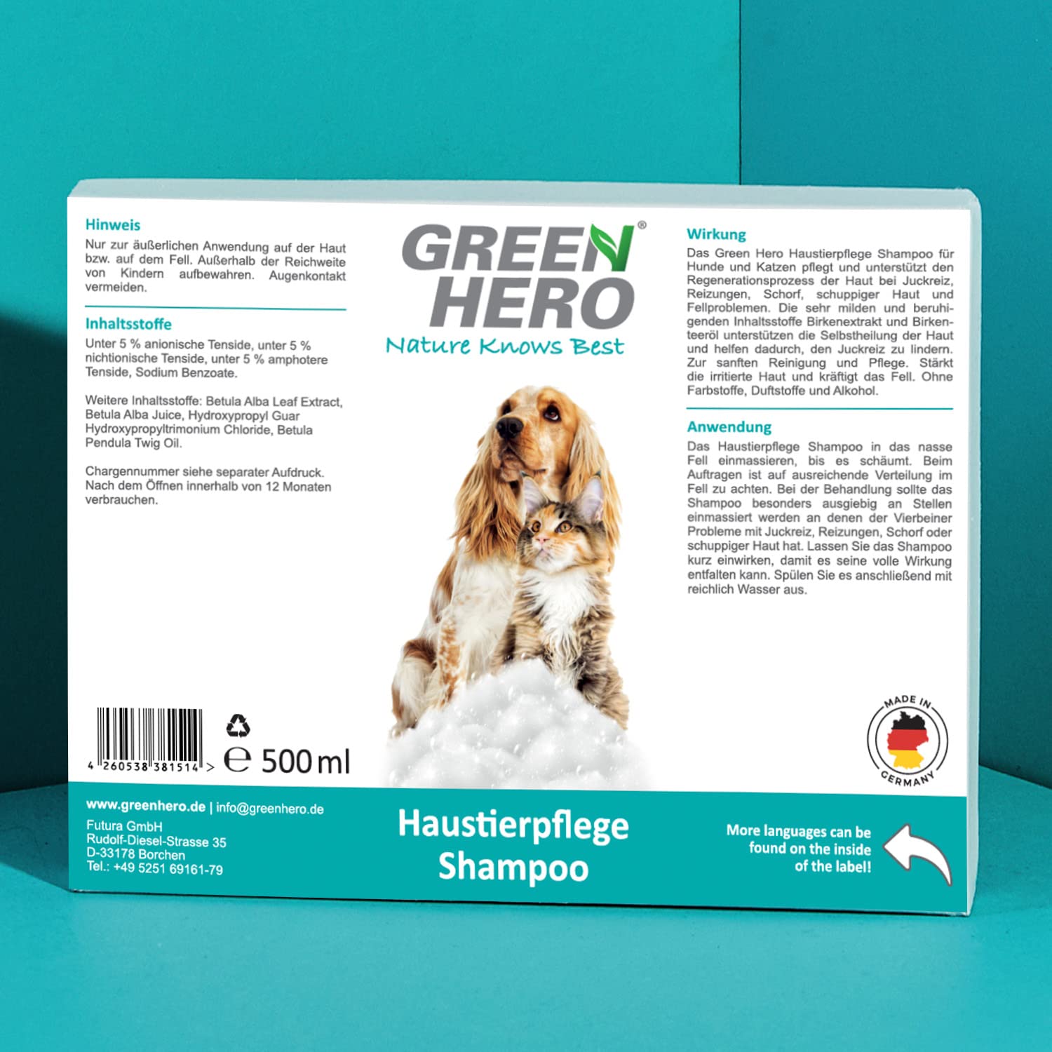 greenhero-haustierpflege-shampoo-sensitiv-hund-500-ml-birke image 5