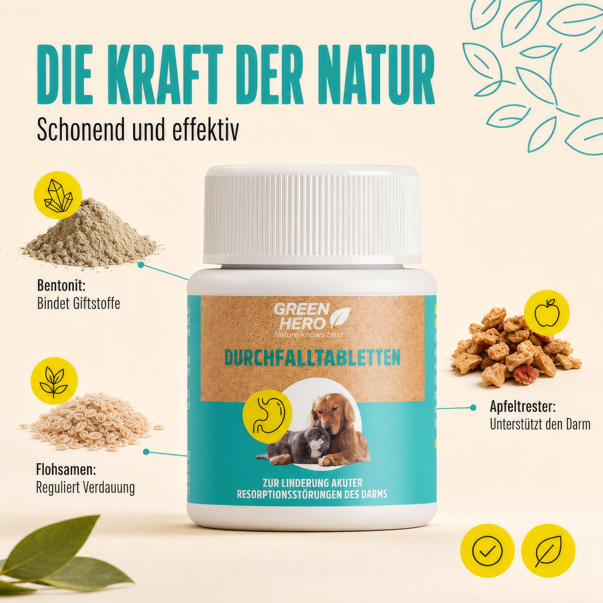 greenhero-haustiere-darm-balance-tabletten-hund-katze-60-stk image 3