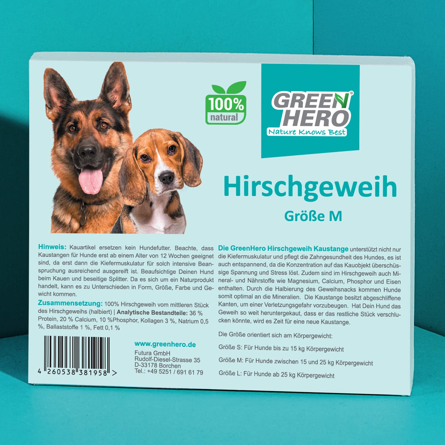 greenhero-haustiere-hirschgeweih-kauknochen-m-11-cm-halbiert image 6