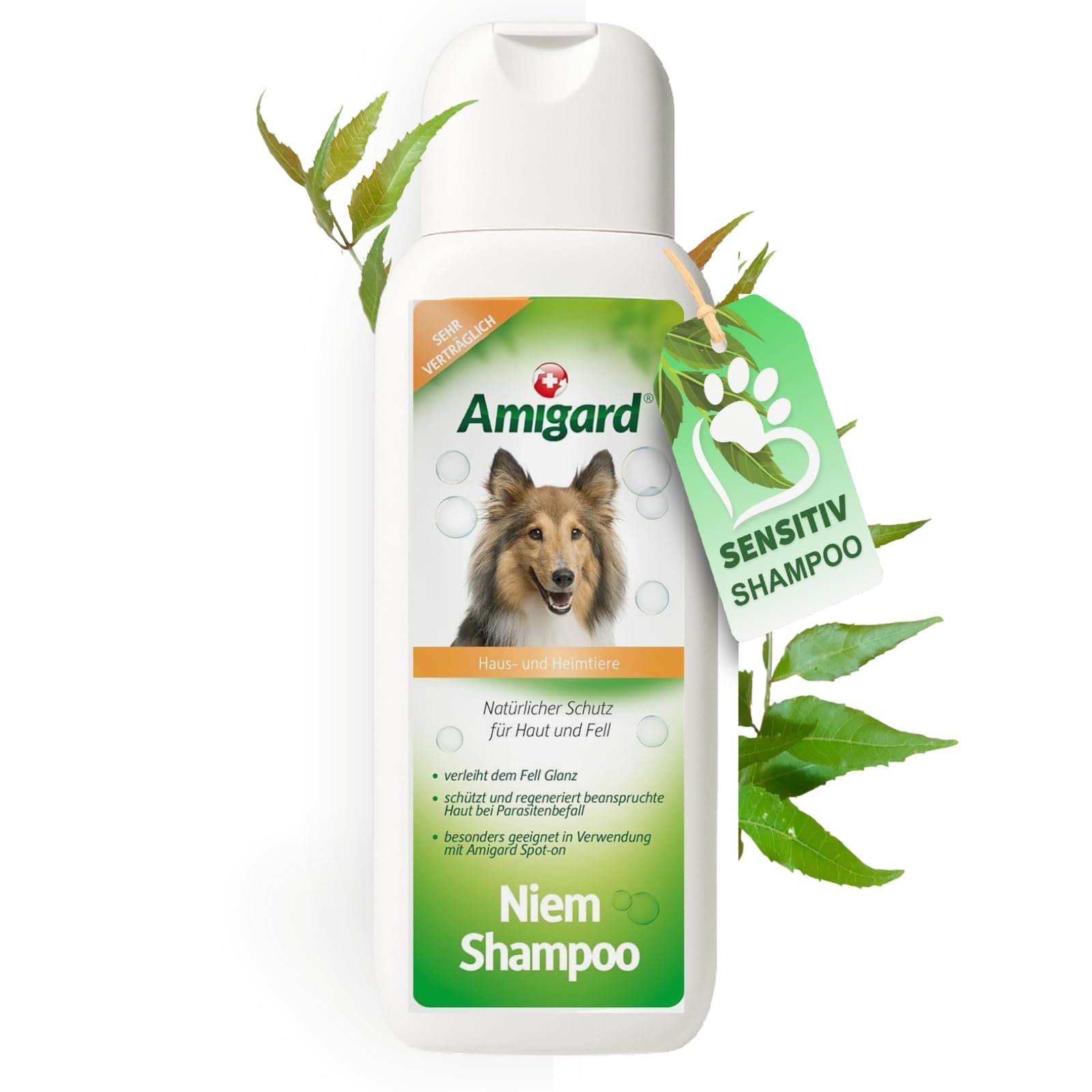 amigard-shampoo-hundeshampoo-sensitiv-250-ml-neem-l image 1