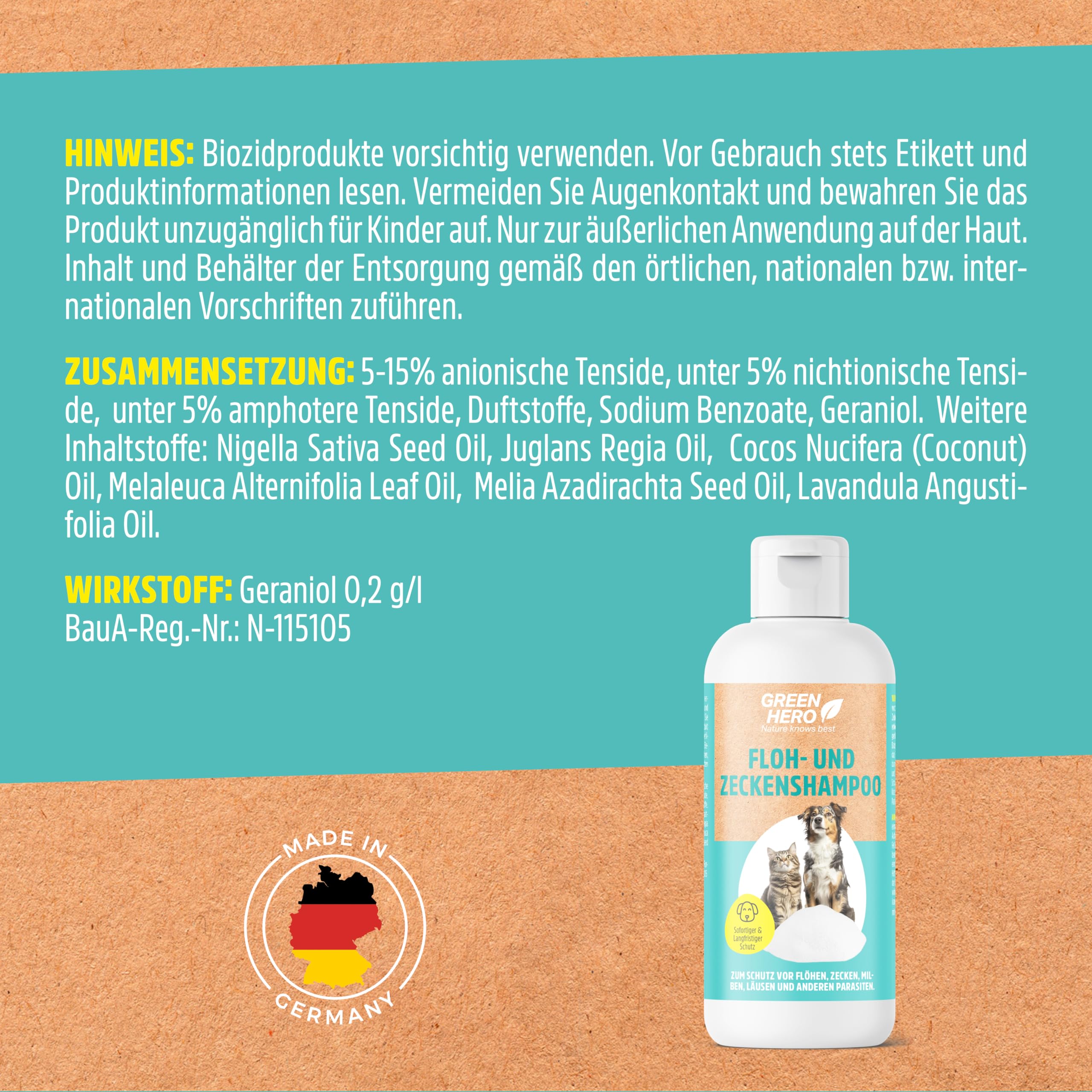 greenhero-haustiere-flohshampoo-zeckenshampoo-hund-katze-250-ml-geraniol image 6