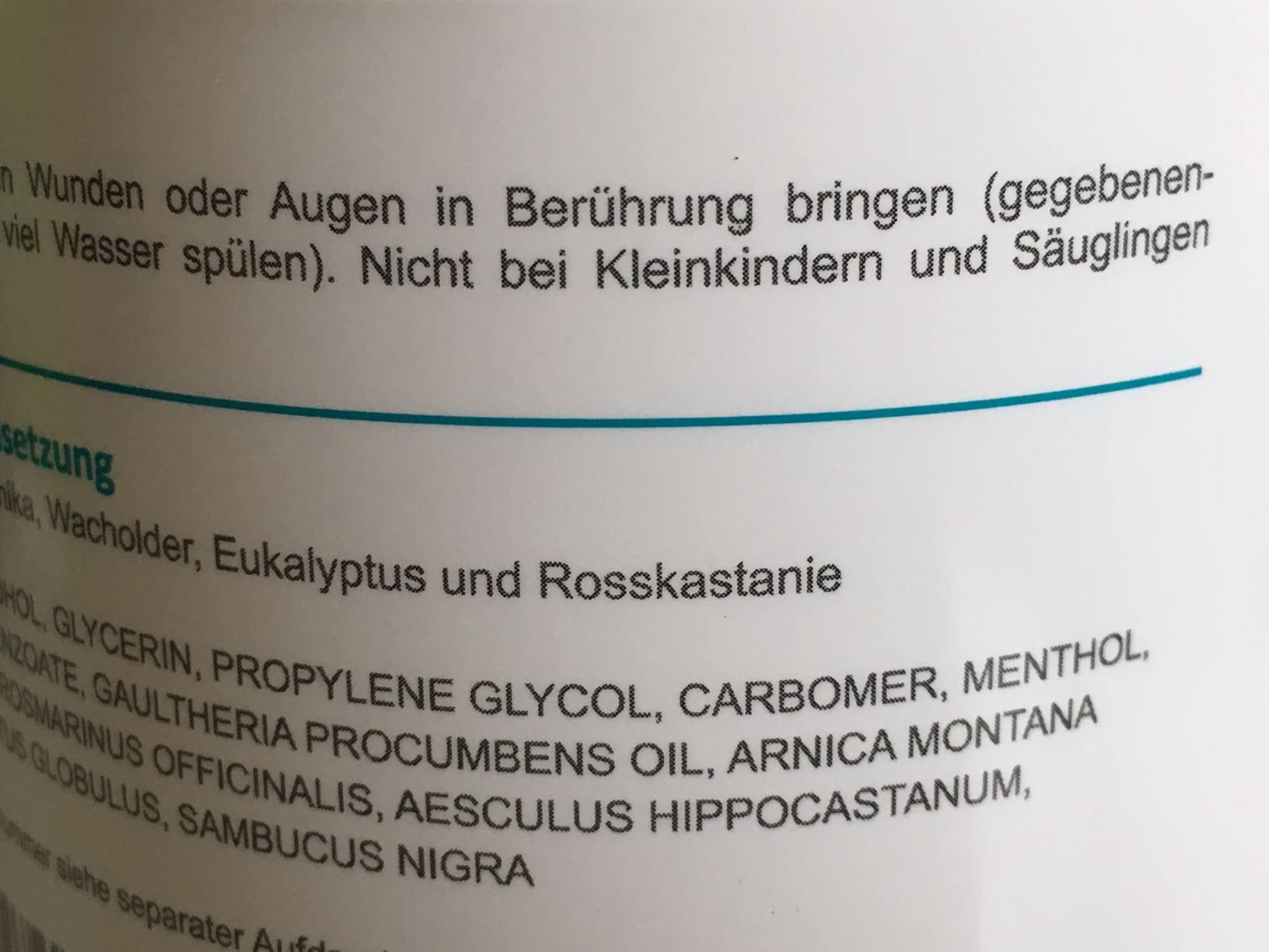 Haut sieht ruhig aus