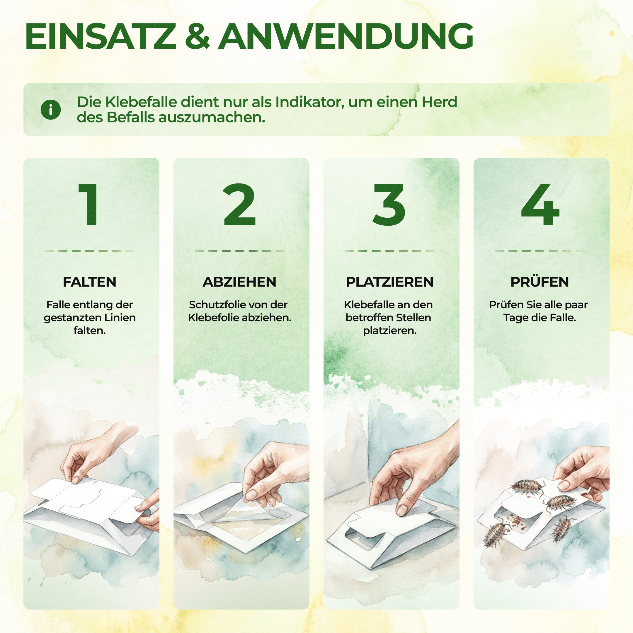 green-guardia-kellerasseln-falle-klebefalle-3-fallen-giftfrei image 4