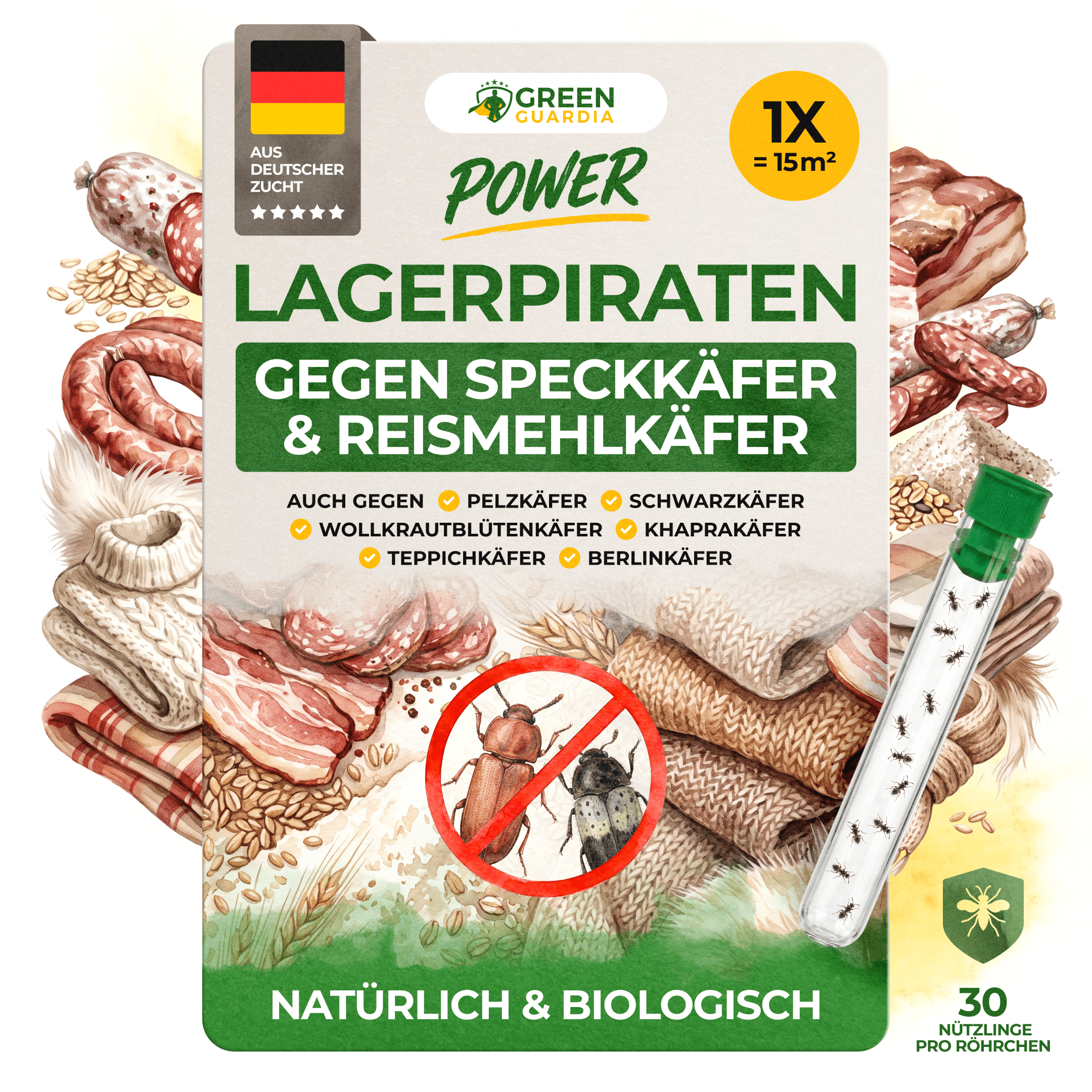 green-guardia-lagerpiraten-n-tzlinge-30-st-ck-gegen-speckk-fer image 1